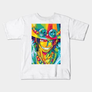 Portgas D Ace Kids T-Shirt